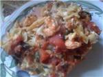 American Spicy Shrimp And Scallops Pasta Casserole Dinner