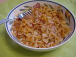 American Bow Tie Pasta and Vodka Sauce Dinner