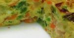 American Omelette with Lots of Vegetables and Cheese 1 Appetizer