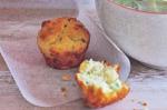 Canadian Creamy Zucchini And Basil Soup With Parmesan Muffins Recipe Appetizer