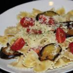 American Pasta with Eggplants and Tomatoes Appetizer