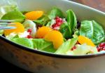 American Green Salad With Pomegranate and Mandarin Dinner