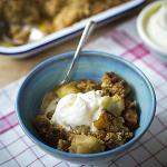 Irish Irish Oaty Apple Crumble Dessert