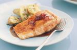 American Panfried Salmon With Warm Chilli Lime Sauce Recipe Dessert