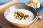 Canadian Cauliflower and Parmesan Soup With Crispy Bacon Recipe Appetizer