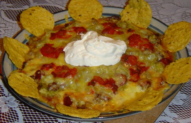 American Super Bowl Nachos Dinner