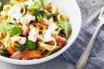 Canadian Fettuccine With Carrot Ribbons Broccoli And Ricotta Recipe Appetizer