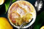 Canadian Lemon Custard Puddings With Honey Anglaise Recipe Dessert