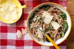 American Wholemeal Pasta With Silverbeet And Walnuts Recipe Dinner