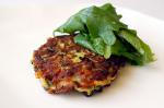 American Leek Potato and Zucchini Pancakes With Baby Lettuces Recipe Dessert