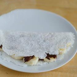 American Tapioca of Banana with Chocolate Dessert