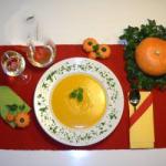 American Pumpkin Curry Cream Soup Appetizer
