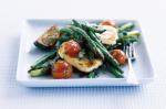 American Haloumi And Asparagus Salad With Lime Caper Dressing Recipe Appetizer
