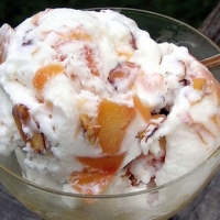 Canadian Peach Ice Cream Dessert