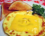 American Flipped Egg With Cheese Dessert