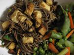 American Quick Soba Stir Fry With Tofu Appetizer