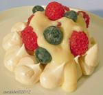 American Berries With Custard Sauce light and Easy Dessert