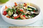 American Chargrilled Vegetable And Pita Salad With Feta and Dukkah Recipe Appetizer