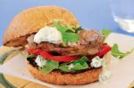American Marinated Lamb Burger With Tzatziki Recipe Appetizer