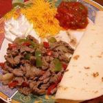 Mexican Beef Fajitas with Appetizer
