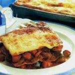 American Lasagna with Eggplant and Mushrooms Appetizer
