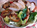 American Chicken Salad With Sauteed Mushrooms Dinner