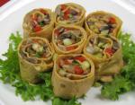 American Grilled Vegetable Rollups Appetizer