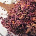 British Red Cabbage Salad with Pesto Appetizer