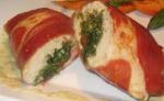 Canadian Spinach Goats Cheese and Pesto Stuffed Chicken Breast With a Lem Dinner