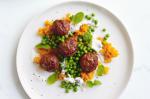 Indian Tandoori Meatballs With Spiced Carrot Mash Recipe Appetizer