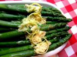 American Asparagus With Lemon and Parmesan Butter Appetizer
