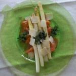 Canadian Asparagus with Smoked Salmon Appetizer