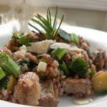 Rice with Pork and Courgettes recipe