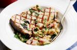 Canadian Chargrilled Swordfish With Braised Cannellini Beans Recipe Appetizer