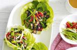 Canadian Lamb And Black Bean Stirfry In Lettuce Cups Recipe Appetizer