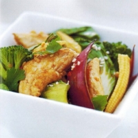 Thai Chicken with Bok Choy Appetizer