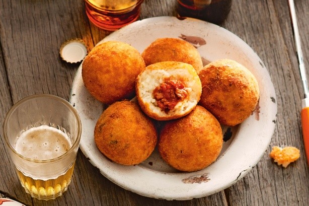 American Bolognaise Arancini Recipe Appetizer