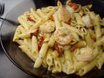 American One Pan Pasta With Creamy Shrimp and Pesto Sauce Appetizer