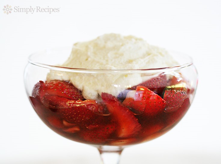 American Ricottamascarpone Mousse with Balsamic Strawberries Recipe BBQ Grill