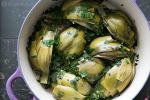 Braised Marinated Artichokes Recipe recipe