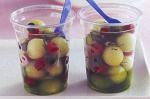 American Berry Honeydew Melon Mint And Midori Salad Recipe Dessert
