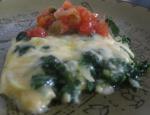 American Light Spinach Frittata With Salsa Appetizer