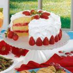 American Strawberry Sunshine Cake Dessert