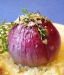 American Roasted Red Onions With Thyme and Butter Appetizer