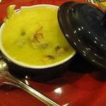 American Soup of Mussels and Saffron Dinner