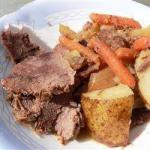 American Stew of Meat and Vegetables of Winter Appetizer