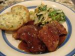 American Braised and Barbecued Chicken Thighs Dinner