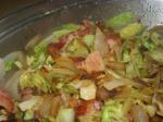 Canadian Bacon Cabbage Stirfry Appetizer