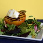 American Grilled Peach Salad With Goat Cheese Dinner