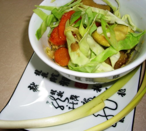 American Teriyaki Cabbage Appetizer